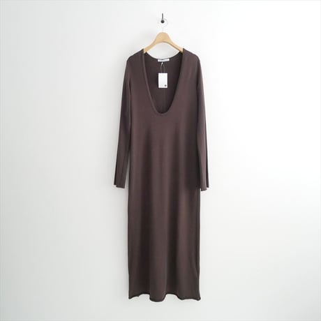 2025AW R'IAM / Plage / DEEP U NECK ワンピース / 25040922603030 2602-0836