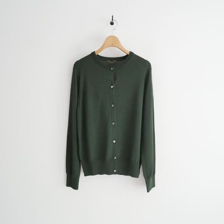 未使用 L'Appartement / EX.FINEWOOL CREWNECK CARDIGAN / 24080560717030 2602-0131