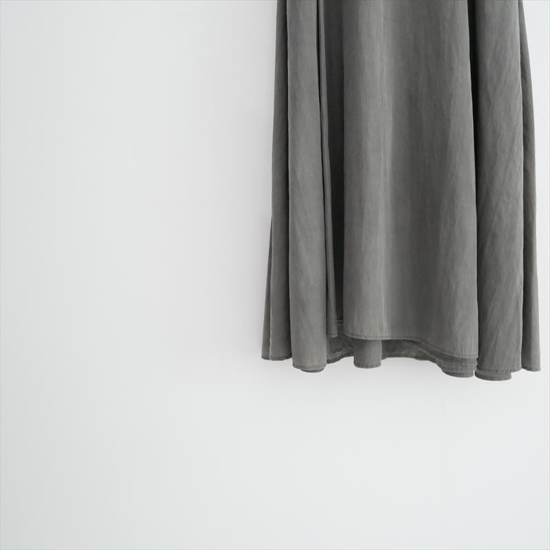 ATON HAND DYE NYLON タックフレアスカート SKAGNM0204 2608-