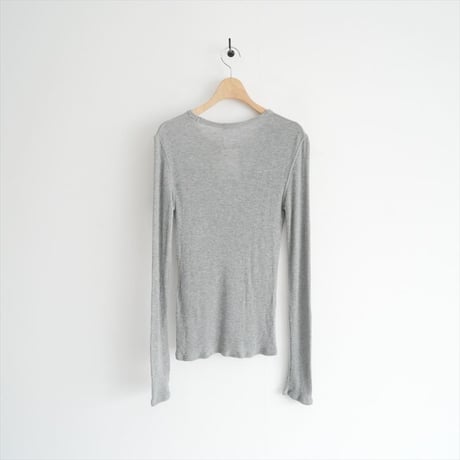 DEUXIEME CLASSE ドゥーズィエムクラス / テレコ ロングスリーブ プルオーバー Tシャツ カットソー / 24070500801010 / 2510-1356