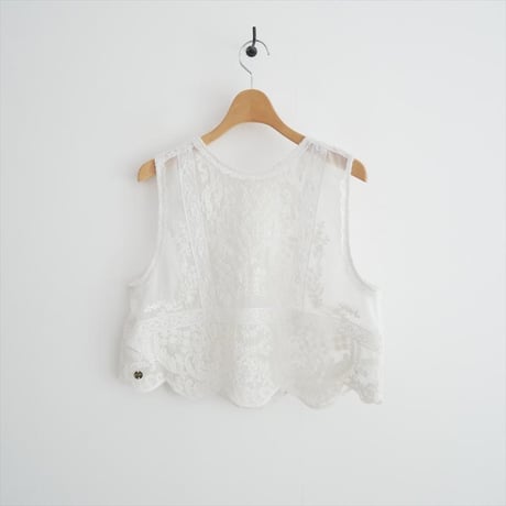 2026SS・人気完売品 Pheeta Maria レース ベスト 89226000004 2608-0707