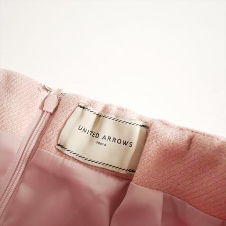 UNITED ARROWS 3COL メランジ ツイード タイトロングスカート 15241995367 2604-1599