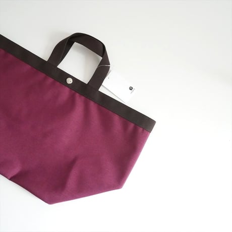 継続販売品 Herve Chapelier 725C(コーデュラ舟型トートL) オベルジーヌ×モカ 2607-1384
