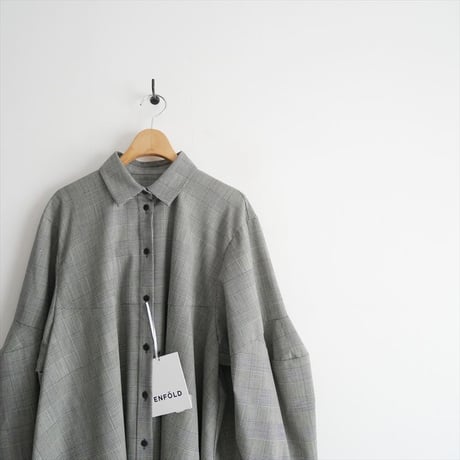 2026AW今季 未使用 ENFOLD STRUCTURED SHIRT 300JA230-2281 2610-0480