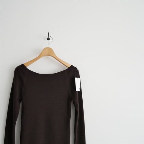 Plage / easy care rib プルオーバー / 24080922732040 / 2502-0781
