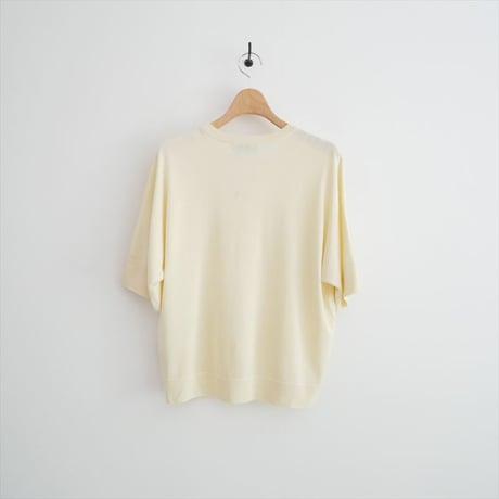 2025SS Ron Herman別注 ebure Light Silk Cotton Knit Tee 4110800376 2607-1130
