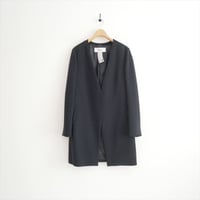 継続販売品 SOEJU ロングノーカラージャケット S-00-JK-014 2605-0188