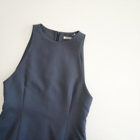 2026AW今季 AURALEE TENSE WOOL DOUBLE CLOTH SLEEVELESS DRESS A26AD03HP 2610-0268