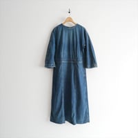 2025AW 45R 麦比古デニムのマーメイドドレス（加工） 71150051 2610-2132