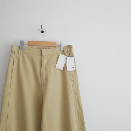 2026SS今季・人気完売品 未使用 SPICK&SPAN コットンバレルレッグパンツ 26030200216020 2606-1017