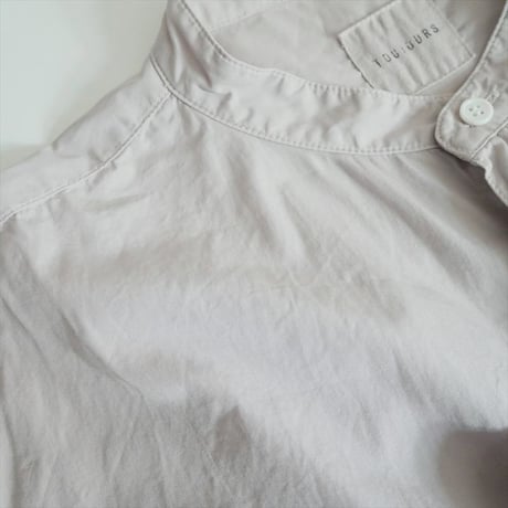 継続販売品 TOUJOURS クラシックバンドカラーシャツ 2607-0231