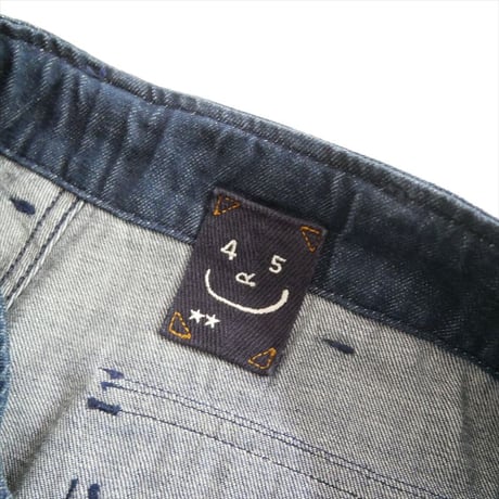 継続販売品・人気完売サイズ 45R モンプデニムの908ベイカーパンツ（濃） 50360012 2609-0357