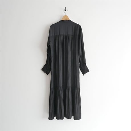 L'ESSAGE JOURNAL STANDARD ローグストライプ/デシンマキシティアードワンピース 23040370010010 2607-0618