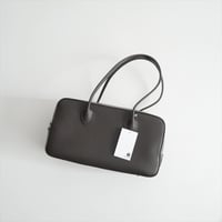 2025 martinique別注 MAISON CANAU EWボックスボストン シュリンクレザー バッグ 2607-0848