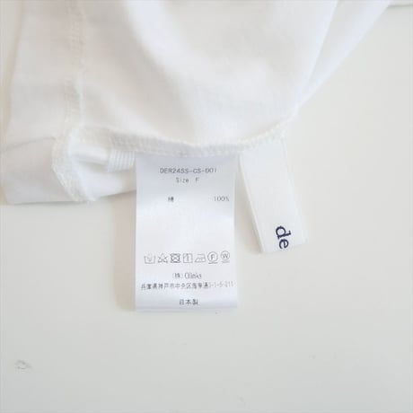 人気完売品 deres first class T shirt DER24SS-CS-001 2608-0998