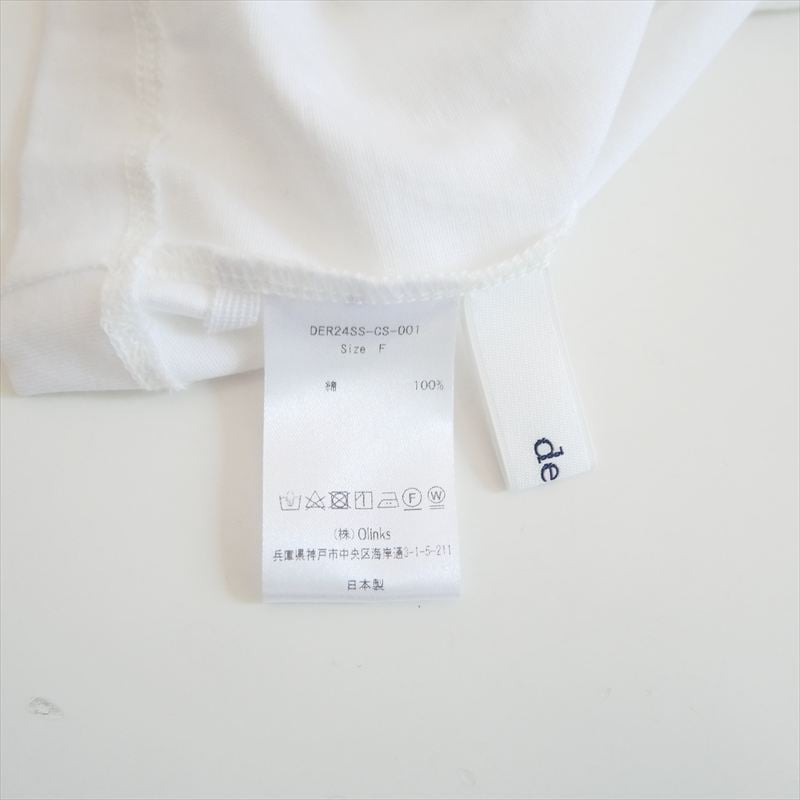 人気完売品 deres first class T shirt DER24SS-CS-001
