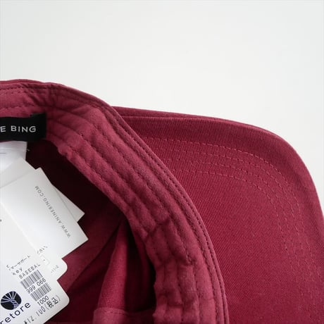 2025AW・人気完売品 AP STUDIO購入品 ANINE BING JEREMY BASEBALL CAP 25095587001130 2608-0027
