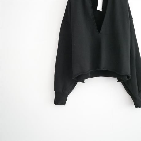 継続販売品・人気完売色 / Whim Gazette スウェットVネックプルオーバー WGZ1051206A0008 / 2604-0764