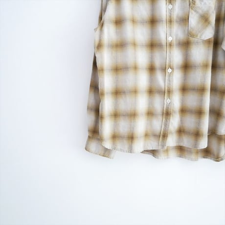 2026・人気完売品 未使用 L'Appartement別注 REMI RELIEF OMBRE CHECK SHIRT 26050570005210 2609-0869