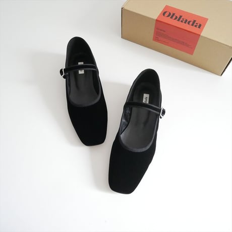 継続販売品 oblada MARY JANE VELOUR　 F2410IT03 2607-1300