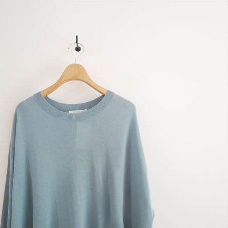 2025AW GALERIE VIE プレーンウール クルーネックプルオーバー 23025402104 2609-0304