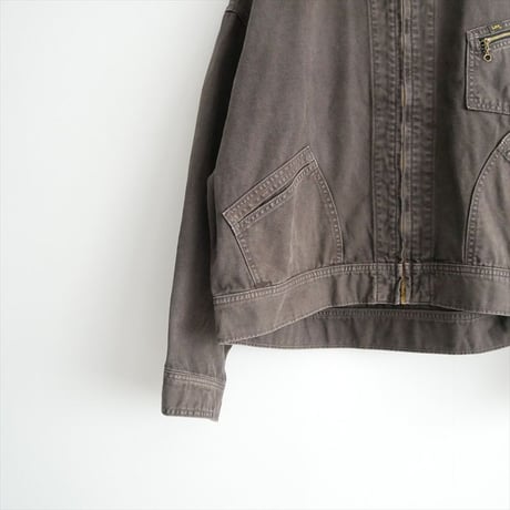 2026AW今季 未使用 6 ROKU BEAUTY&YOUTH別注 Lee ZIP UP BLOUSON BROWN/ジャケット 86665000124 2610-0929