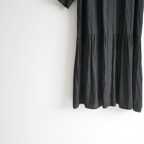 L'ESSAGE JOURNAL STANDARD ローグストライプ/デシンマキシティアードワンピース 23040370010010 2607-0618