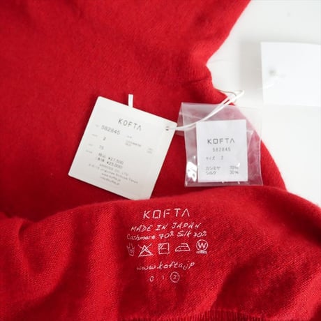 KOFTA / silk cashmere chiffon タートルネック / 582845 / 2504-0611