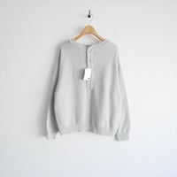 2025AW・人気完売品 FRAMeWORK カノコ2WAYヘンリーニット 25080220789040 2606-0089