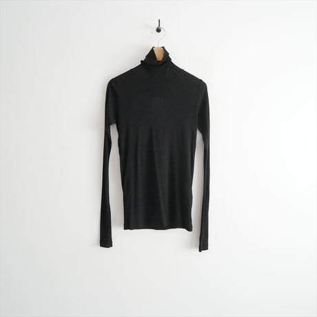 継続販売品 AURALEE SUPER HIGH GAUGE SHEER RIB TURTLE NECK L/S TEE A00T02HF 2608-0490