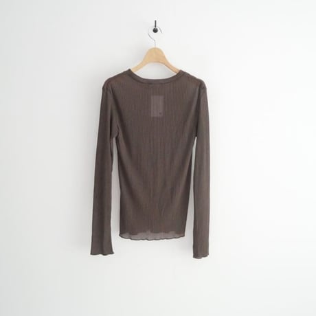 2025AW・人気完売品 DEUXIEME CLASSE / TOTAN Sheer Tシャツ / 25070500805030 2603-0021