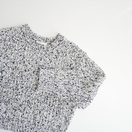 継続販売品 GALERIE VIE コットンダップル クルーネックプルオーバー 23026102005 2610-0211