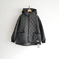 未使用 / ARMEN / POLY×POLY HEAT QUILT OVERSIZED HOODED JACKET WITH RIBBED CUFF / NAM2153PP / 2503-0556