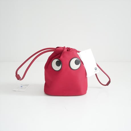 継続販売品・人気完売色 未使用 UNITED ARROWS別注 ANYA HINDMARCH EYES ドローストリング ポーチ 17324999223 2607-1181