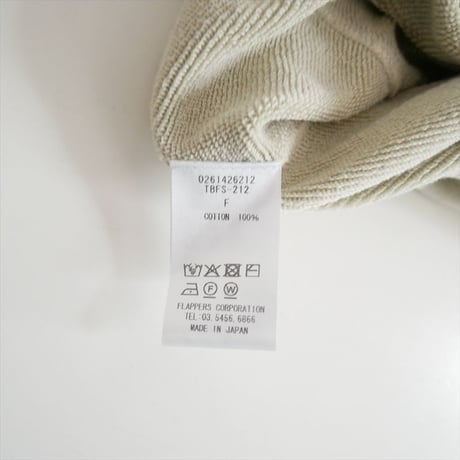 継続販売品・人気完売品 TICCA ウラケジップパーカー TBFS-212 2606-1025
