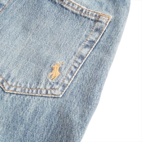POLO RALPH LAUREN クロップド ワイドレッグ ジーンズ 2608-0517