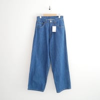 2025・人気完売品 CANAL JEAN購入品 choice_cnl テーパードデニムパンツ （ライトインディゴ） 85101543 2607-0357