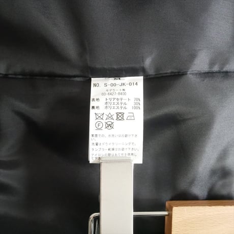 継続販売品 SOEJU ロングノーカラージャケット S-00-JK-014 2605-0188