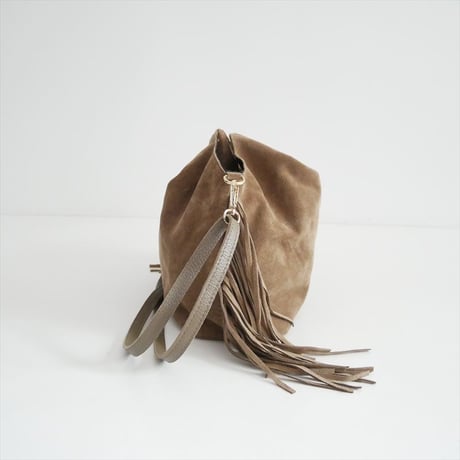 2026AW今季新作 MUSE de Deuxieme Classe別注 AULENTTI SUEDE FRINGE RING バッグ 26092521002030 2608-1100