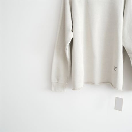 2025AW・人気完売品 未使用 Whim Gazette オフショル裏毛プルオーバー WGZ1052206A0001 2605-0577