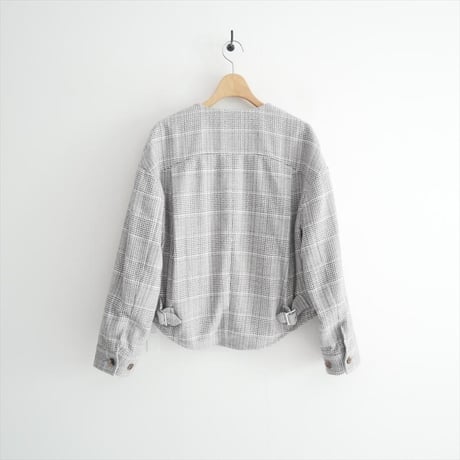 2025AW 未使用 GALERIE VIE リネアコットンツイード コクーンブルゾン 23075407121 2607-1383