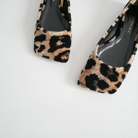 2025AW MUSE de Deuxieme Classe購入品 PIPPICHIC LEOPARD バレエシューズ 25093521000130 2607-0636