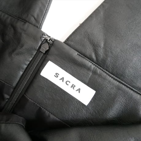 HPS別注 SACRA / SYNTHETIC LEATHER ジャンパースカート / 124610042 2603-1287