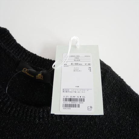 未使用 Drawer 7G Tweed-Like Short Sleeve KNIT 65131000025 2610-0593