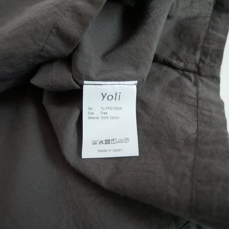 2025AW・人気完売品 gather & tools別注 Yoli simple frill blouse for gather YL-TP37-25AW 2604-1412