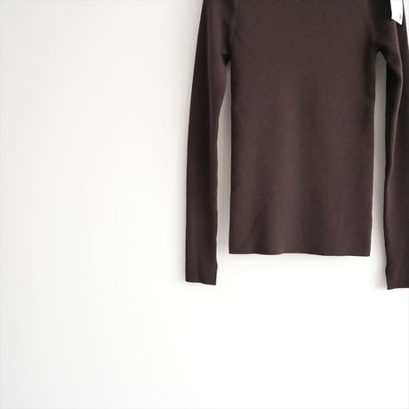 Plage / easy care rib プルオーバー / 24080922732040 / 2502-0781