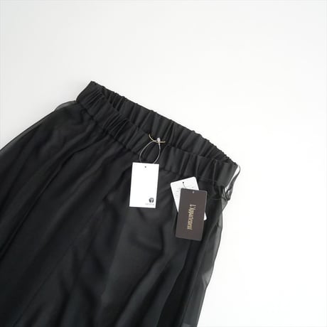 未使用 L'Appartement Sheer Maxi Skirt 24060560213110 2609-0906