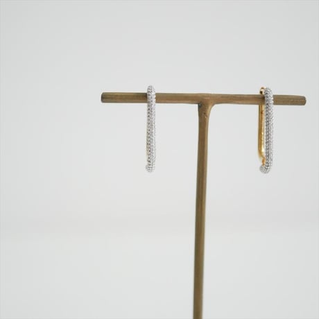 2025・人気完売品 Otiumberg スクエアフープ ピアス conte別注 2607-1114