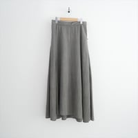 ATON HAND DYE NYLON タックフレアスカート SKAGNM0204 2608-2058