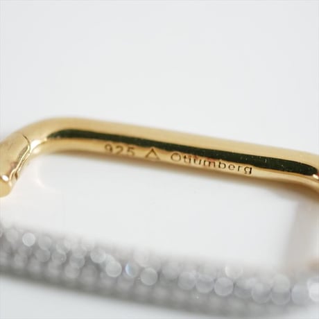 2025・人気完売品 Otiumberg スクエアフープ ピアス conte別注 2607-1114
